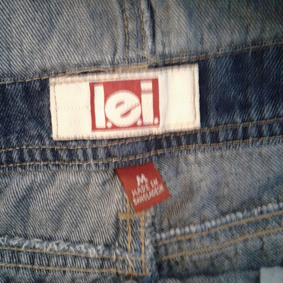 Lei coveralls shorts women's medium distress - Picture 3 of 10